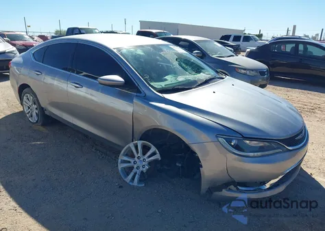 2015 Chrysler 200 Limited из США, поврежденный, VIN 1C3CCCABXFN700825